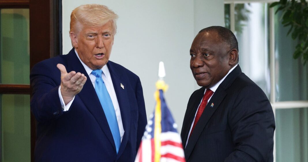 trump-martela-o-presidente-da-africa-do-sul-por-supostos-ataques-a-agricultores-brancos