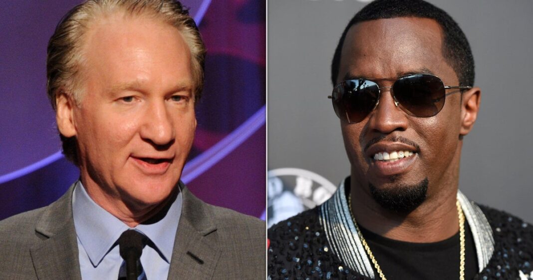 bill-maher-culpa-diddy-acusador-por-nao-se-apresentar-mais-cedo