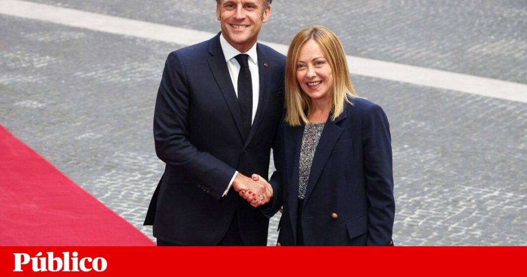 meloni-e-macron-dizem-que-querem-trabalhar-juntos-para-uma-europa-mais-soberana-e-forte