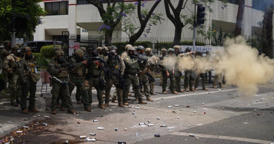 trump-emprega-a-guarda-nacional-da-california-para-reprimir-protestos,-apesar-do-governador