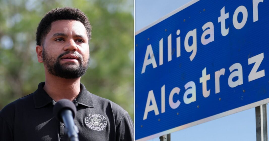 o-deputado-maxwell-frost-compartilha-descobertas-ameacadoras-da-visita-de-‘alligator-alcatraz’