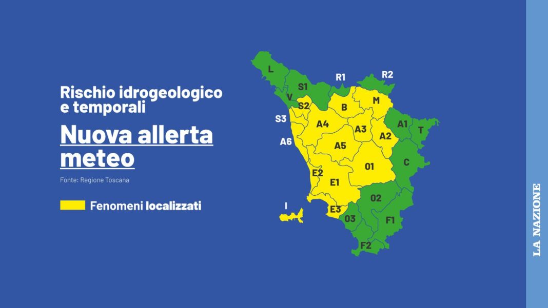 alerta-climatico-na-toscana-domingo,-3-de-agosto:-as-areas-de-possiveis-tempestades-fortes