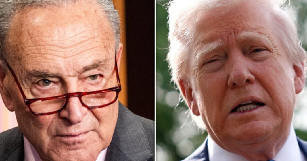 chuck-schumer-vira-o-controverso-meme-da-casa-branca-em-uma-queda-de-trump