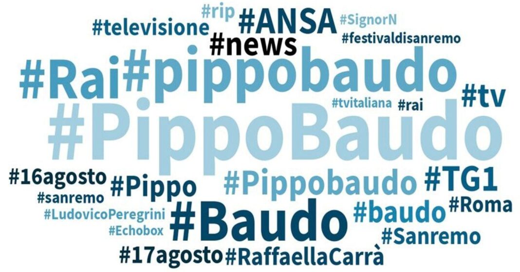 mais-de-3,7-milhoes-de-interacoes-e-hashtags-da-moda:-a-onda-de-afeto-social-por-pippo-baudo